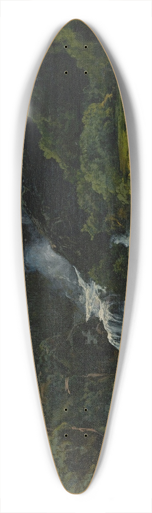 Jean-Baptiste-Camille Corot - La Cascade de Terni 39.3 inch art pintail longboard deck