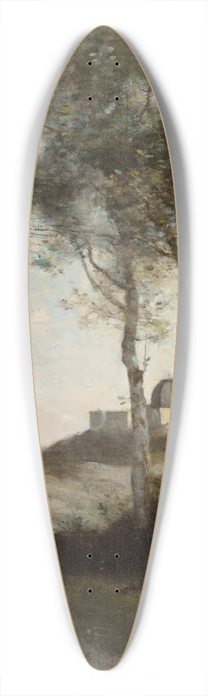 Jean-Baptiste-Camille Corot - Les dnicheurs Toscans 39.3 inch art pintail longboard deck