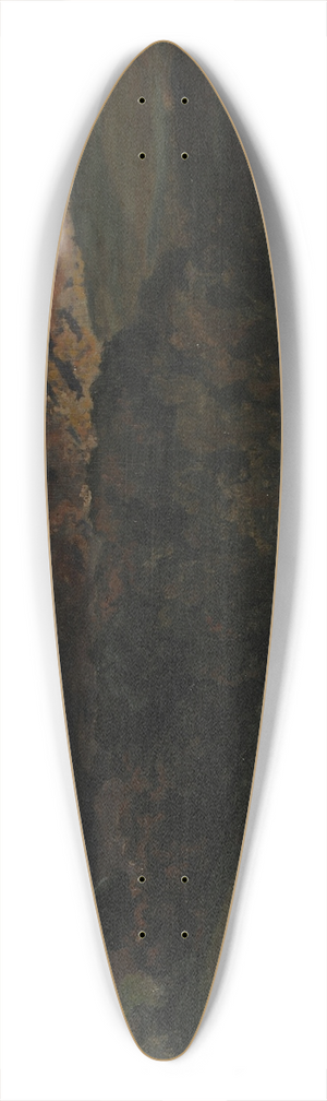 Jean-Baptiste-Camille Corot - Monte-Cavo 39.3 inch art pintail longboard deck