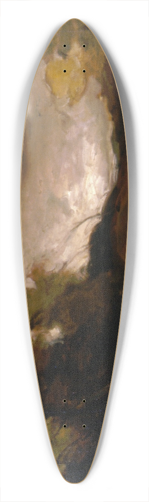 Jean-Baptiste-Camille Corot - Valle Solitaire 39.3 inch art pintail longboard deck