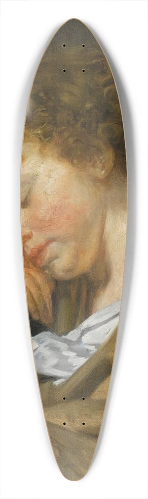 Jean-Baptiste Greuze - A Boy Asleep On A Table 39.3 inch art pintail longboard deck