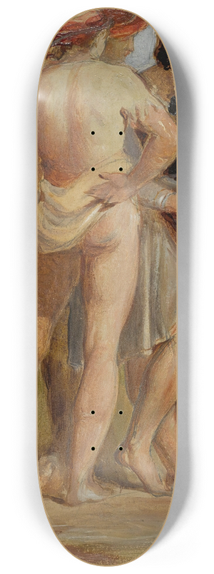 George Richmond - Study of soldiers 8.25 inch art skate deck