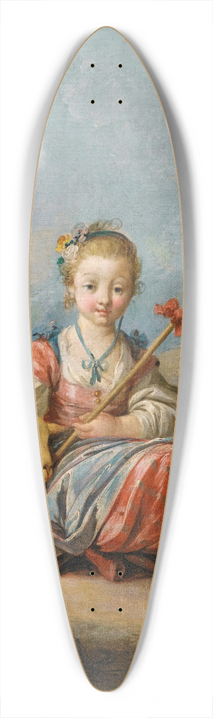 Jean-Baptiste Le Prince - Ayoung Shepherdess 39.3 inch art pintail longboard deck