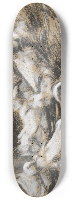 Alexander Koester - Sechs Enten am Schilfufer 8.25 inch art skate deck