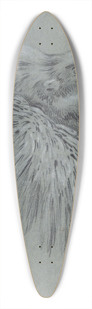 Jean-Baptiste Oudry - Porcupine 39.3 inch art pintail longboard deck