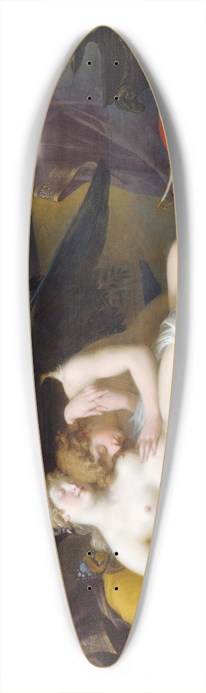 Jean-Baptiste Regnault - Cupid and Psyche 39.3 inch art pintail longboard deck