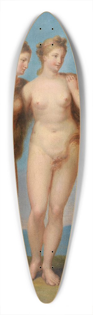 Jean-Baptiste Regnault - The Three Graces 39.3 inch art pintail longboard deck