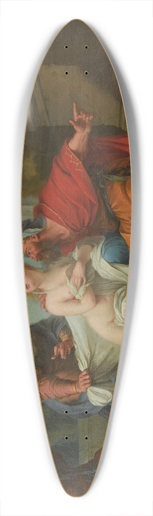 Jean-Baptiste van Loo - Susannah And The Elders 39.3 inch art pintail longboard deck