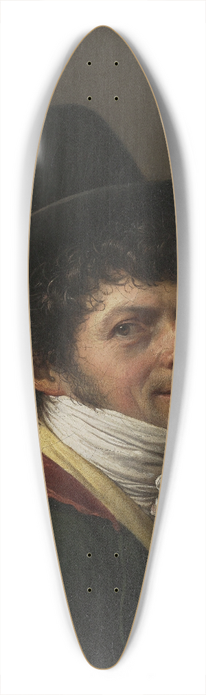 Jean-Baptiste Wicar - Self-Portrait 39.3 inch art pintail longboard deck