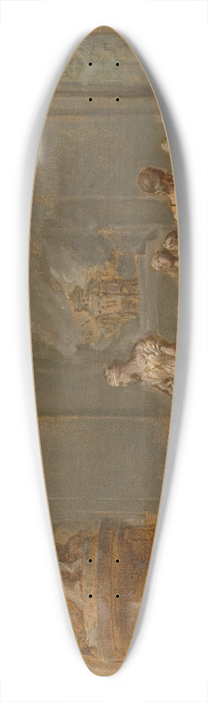 Jean Bernard Restout - Didos Sacrifice to Juno 39.3 inch art pintail longboard deck