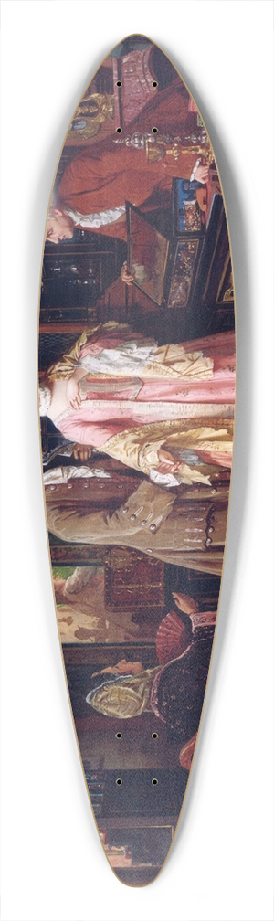 Jean Carolus - Choosing the Ring 39.3 inch art pintail longboard deck