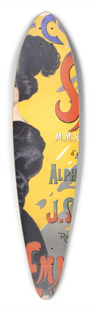 Jean de Paleologue - Sapho; Thtre de lOpra-Comique 39.3 inch art pintail longboard deck