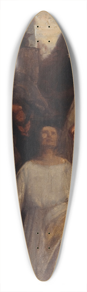 Jean-Franois Brmond - Le Martyre de Saint Christophe 39.3 inch art pintail longboard deck