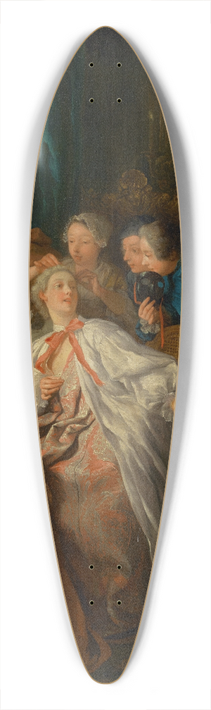 Jean-Franois de Troy - Before the Ball 39.3 inch art pintail longboard deck