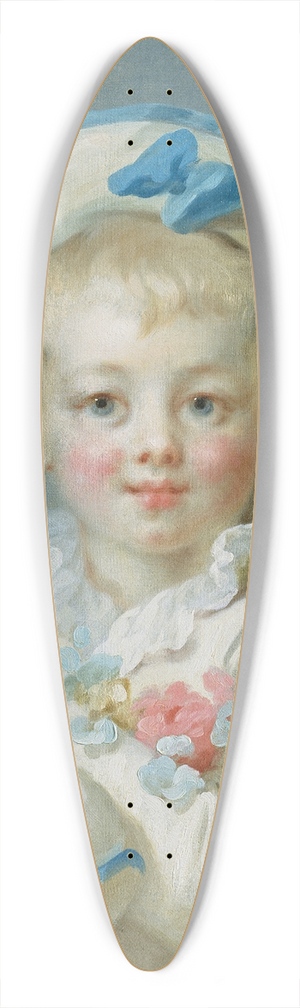 Jean-Honor Fragonard - A Boy as Pierrot 39.3 inch art pintail longboard deck