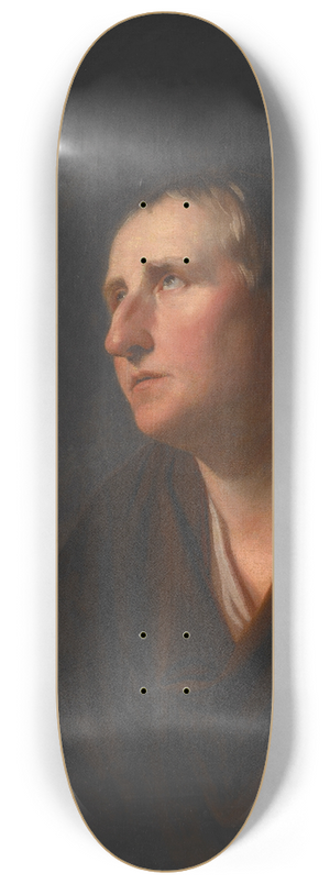George Romney - Portrait of Rev. Richard Stables 8.25 inch art skate deck George Romney - Portrait of Rev. Richard Stables 8.25 inch art skate deck