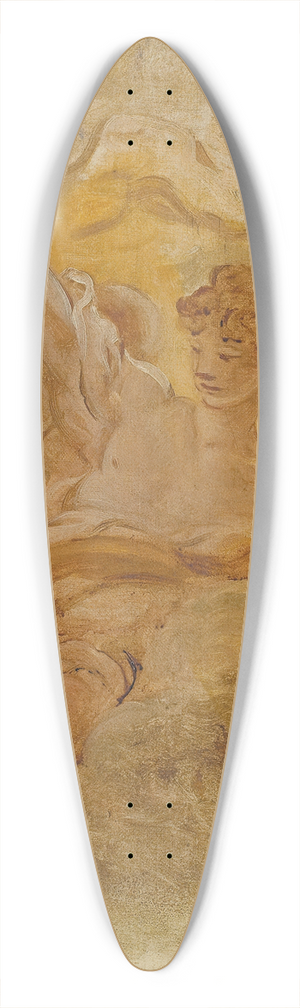 Jean-Honor Fragonard - Le Matre du Monde 39.3 inch art pintail longboard deck