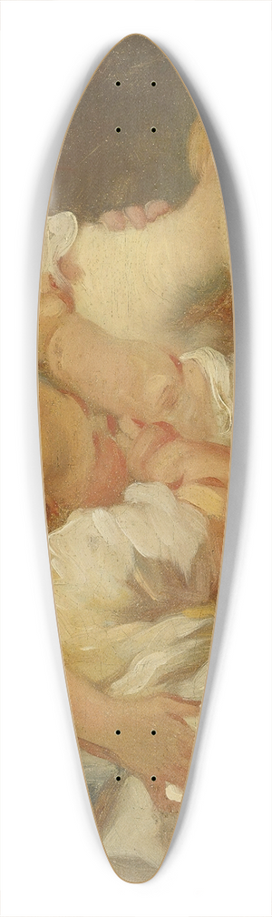 Jean-Honor Fragonard - Les Baisers Maternels 39.3 inch art pintail longboard deck