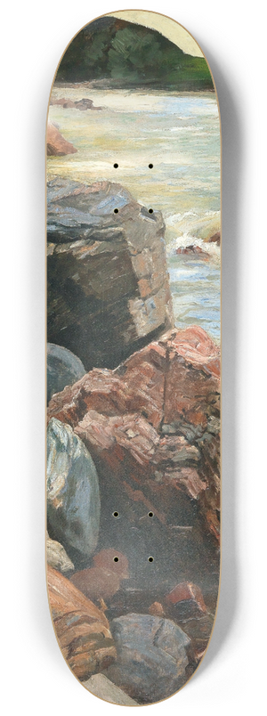 Alexander Koester - The Eisack In South Tyrol 8.25 inch art skate deck