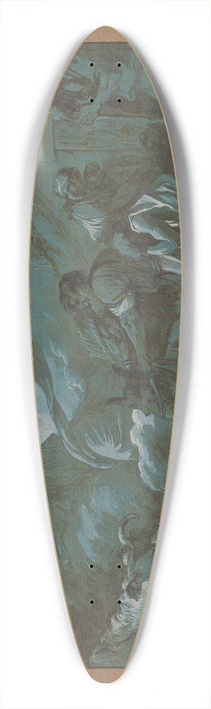 Jean-Jacques Lagrene - Annunciation to the Shepherds 39.3 inch art pintail longboard deck