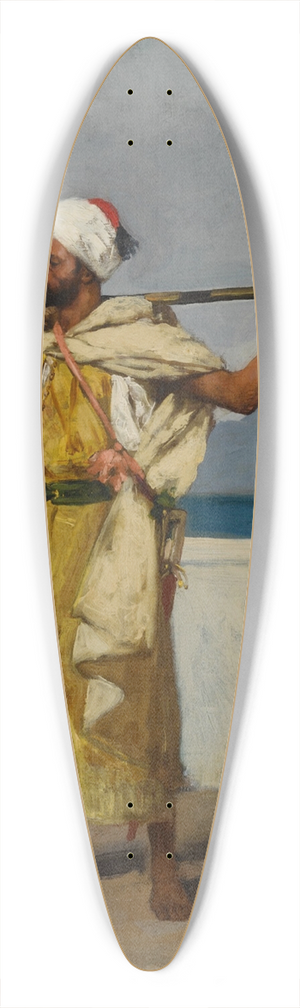 Jean-Joseph-Benjamin Constant - The Guard 39.3 inch art pintail longboard deck