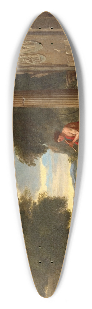 Jean Lemaire - Mercury and Argus 39.3 inch art pintail longboard deck
