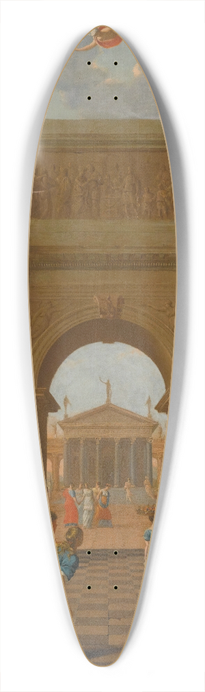 Jean Lemaire - MercuryAnd Herse 39.3 inch art pintail longboard deck