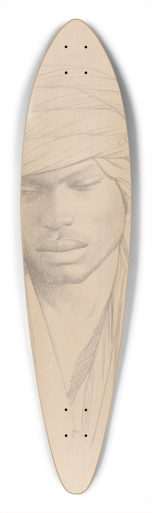 Jean-Lon Grme - Assan, a Young Man 39.3 inch art pintail longboard deck