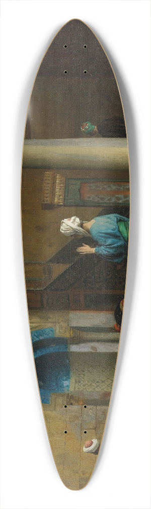 Jean-Lon Grme - At Prayer, Cairo 39.3 inch art pintail longboard deck