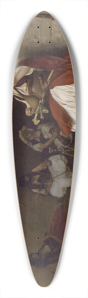 Jean-Lon Grme - Bashi-Bazouk Singing 39.3 inch art pintail longboard deck