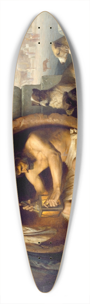 Jean-Lon Grme - Diogenes 39.3 inch art pintail longboard deck