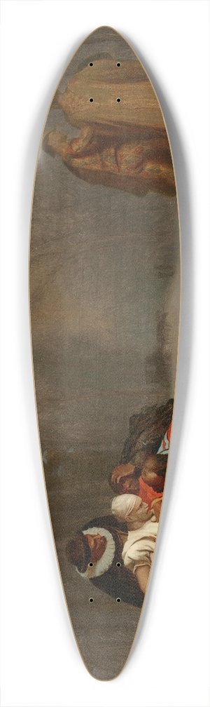 Jean-Lon Grme - Sortie du bal masqu 39.3 inch art pintail longboard deck