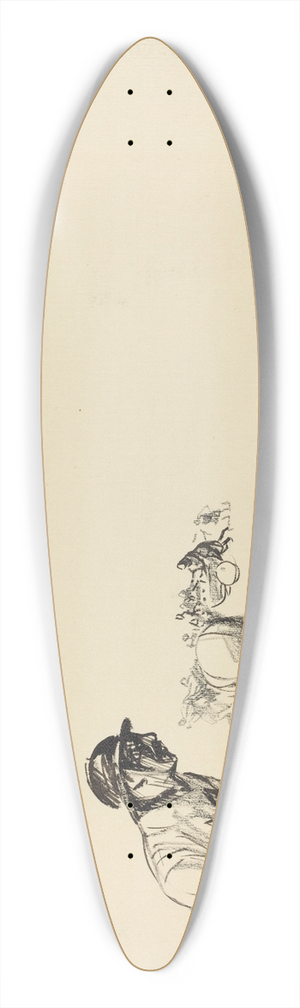 Jean-Louis Forain - German Advance 39.3 inch art pintail longboard deck
