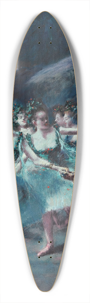 Jean-Louis Forain - Le Ballet 39.3 inch art pintail longboard deck