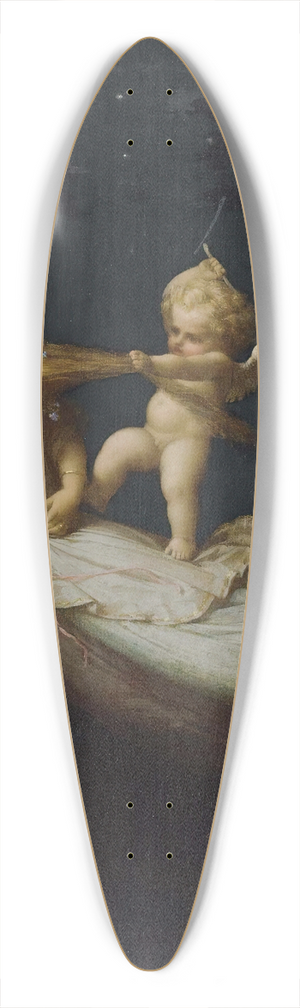 Jean-Louis Hamon - La Nuit 39.3 inch art pintail longboard deck