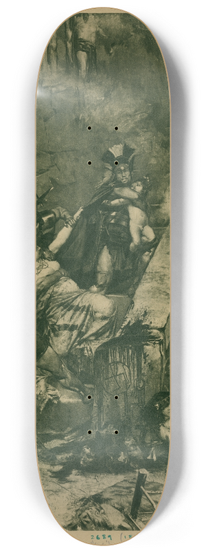 Georges Antoine Rochegrosse - Andromache 8.25 inch art skate deck