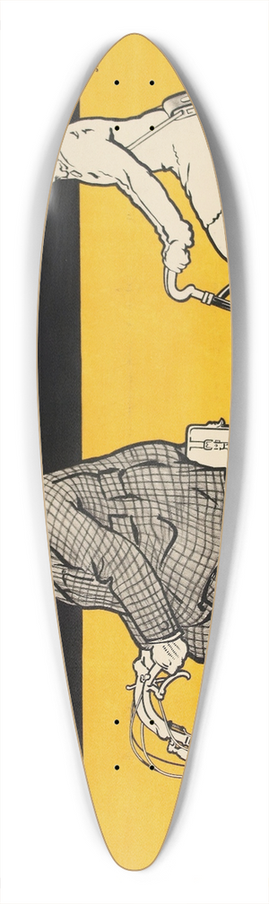 Jean Matet - Griffon 39.3 inch art pintail longboard deck