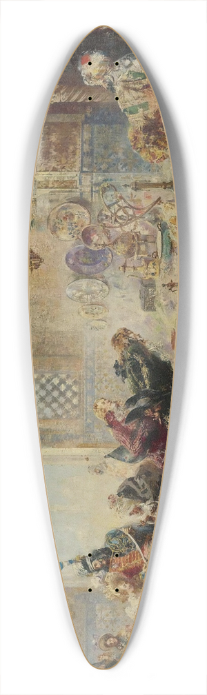 Jean-Paul Sinibaldi - Exotic Treasures 39.3 inch art pintail longboard deck