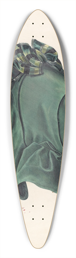 Jean Peszel - Hat 39.3 inch art pintail longboard deck