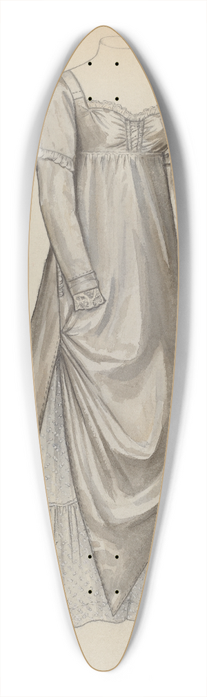 Jean Peszel - Quaker Dress 39.3 inch art pintail longboard deck