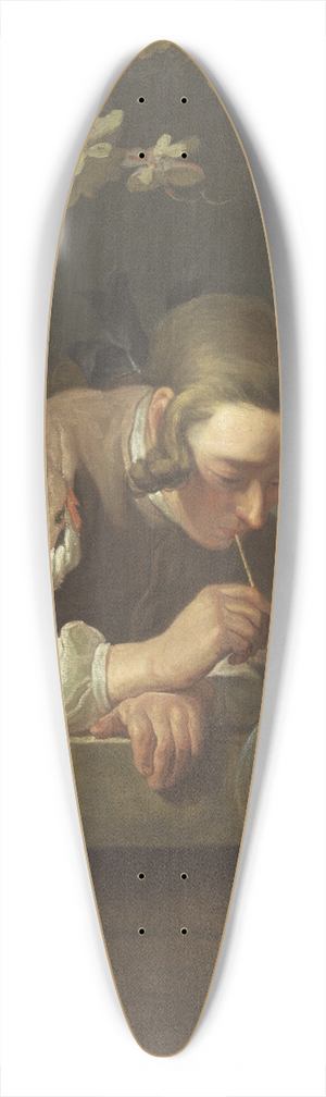 Jean Simon Chardin - Soap Bubbles 39.3 inch art pintail longboard deck