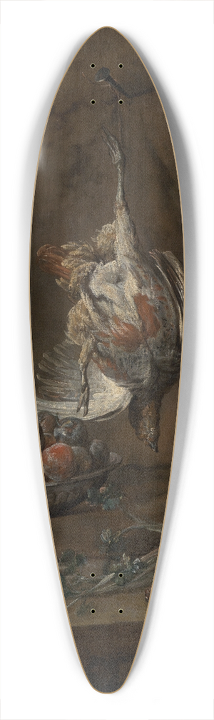 Jean Simon Chardin - Still life with dead partridge 39.3 inch art pintail longboard deck