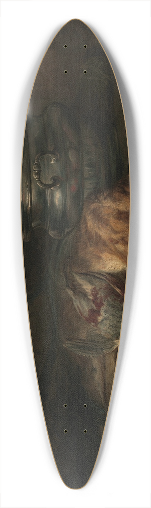 Jean Simon Chardin - The Silver Tureen 39.3 inch art pintail longboard deck
