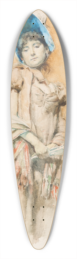 Jenny Nystrm - Kvinna i bahytt 39.3 inch art pintail longboard deck