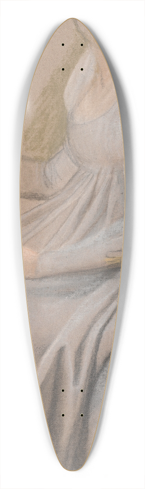 Jens Juel - Dragtstudie til portrttet af grevinde Agnete Marie Rosencrone 39.3 inch art pintail longboard deck