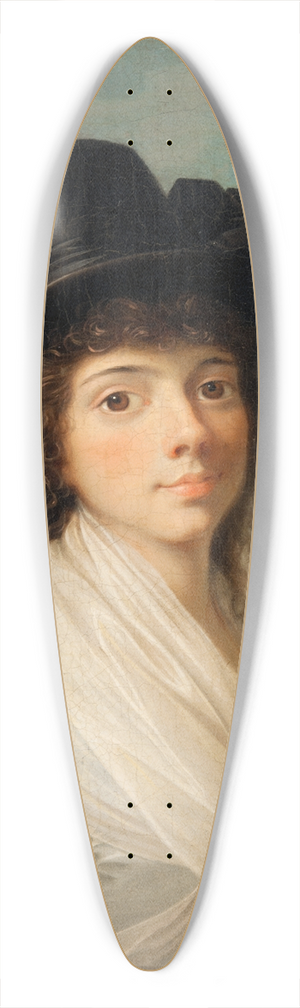 Jens Juel - Petronelle Rmeling 39.3 inch art pintail longboard deck