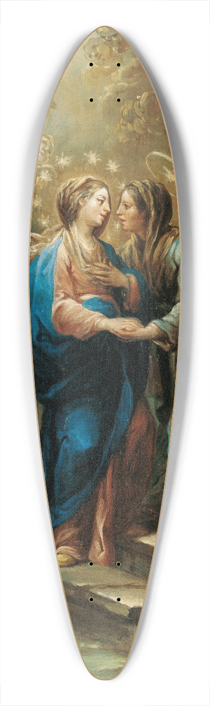 Jernimo Ezquerra - The Visitation 39.3 inch art pintail longboard deck