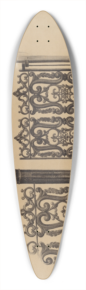 Jerome Hoxie - Gate 39.3 inch art pintail longboard deck