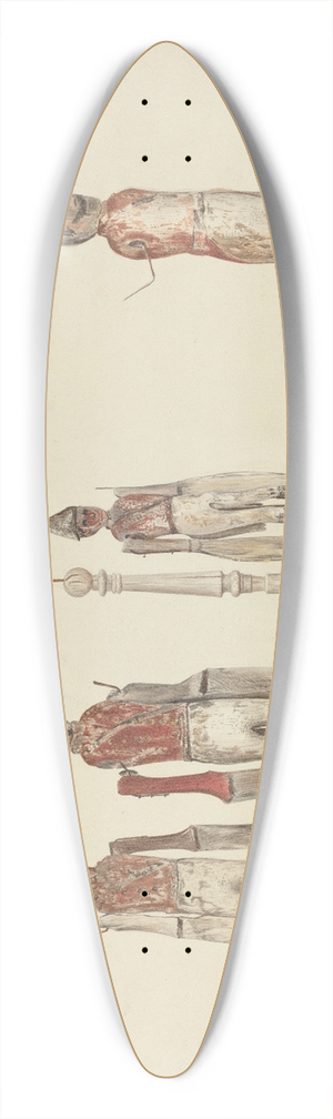 Jerome Hoxie - Weather Vane 39.3 inch art pintail longboard deck