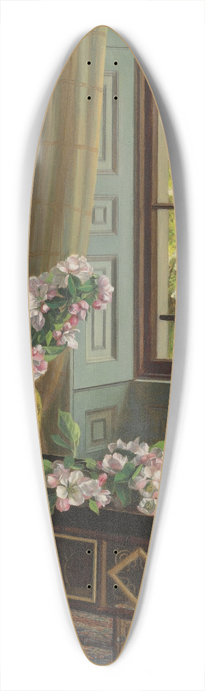Jessica Hayllar - Apple Blossom 39.3 inch art pintail longboard deck